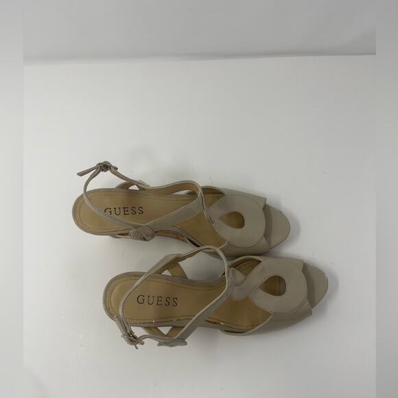 Guess Tan Wedge Heels Women’s Size 8.5M - Picture 12 of 13